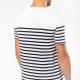 Kariban - T-shirt marin col rond Bio homme - Navy / White Stripes - S