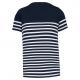 Kariban - T-shirt marin col rond Bio enfant - Navy / White Stripes - 4/6 ans