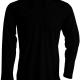 Kariban - T-shirt col V manches longues homme - Black - 3XL