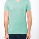 Kariban - T-shirt col V manches courtes "mélange" - Blue Heather - S