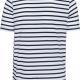 Kariban - T-shirt rayé marin avec poche manches courtes - White / Navy Stripes - S