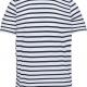 Kariban - T-shirt rayé marin avec poche manches courtes enfant - White / Navy Stripes - 4/6 ans