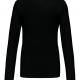 Kariban - T-shirt col V manches longues femme - Black - 3XL