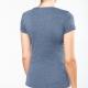 Kariban - T-shirt col V manches courtes "mélange" femme Kariban - Blue Heather - S