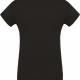 Kariban - T-shirt coton Bio col rond femme - Black - L