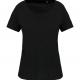 Kariban - T-shirt Bio col à bords francs manches courtes femme - Black - XS