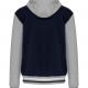 Kariban - Blouson Teddy à capuche Unisexe - Navy / Oxford Grey / White - XS