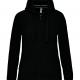 Kariban - Sweat-shirt zippé capuche femme - Black - S