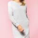 Kariban - Robe Lounge Bio en molleton - Light grey heather - XS