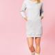 Kariban - Robe Lounge Bio en molleton - Light grey heather - XS