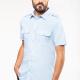 Kariban - Chemise pilote manches courtes homme - Sky Blue - M