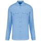 Kariban - Chemise pilote manches longues homme - Sky Blue - S