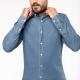 Kariban - Chemise denim homme - Chambray Blue - S