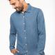 Kariban - Chemise denim homme - Chambray Blue - S