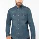 Kariban - Chemise denim manches longues - Blue Jean - M