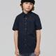 Kariban - Chemise popeline manches courtes enfant - Navy - 6/8 ans