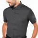 Kariban - Chemise ajustée manches courtes sans repassage - Black - S