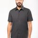 Kariban - Chemise coton / élasthanne manches courtes - Black - 3XL