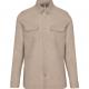 Kariban - Chemise safari manches longues homme - Beige - S