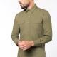 Kariban - Chemise safari manches longues homme - Beige - S