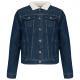 Kariban - Veste denim doublée sherpa homme - Blue Rinse - S