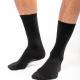 Kariban - Chaussettes de ville mi-hautes coton Bio Origine France Garantie - Black - 35/38 EU