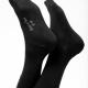 Kariban - Chaussettes de ville mi-hautes coton Bio Origine France Garantie - Black - 35/38 EU