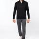 Kariban - Pull 1/4 zip - Black - S