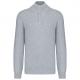 Kariban - Pullover premium col boutonné - Light grey heather - XS