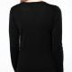 Kariban - Pullover mérinos col V femme - Black - XS