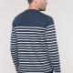 Kariban - Pull marin homme - Striped Navy / Off White - S