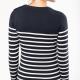 Kariban - Pull marin femme - Striped Navy / Off White - XS