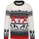 Kariban - Pullover motif rugby - Off White - XS