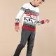 Kariban - Pullover motif rugby - Off White - XS