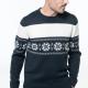 Kariban - Pullover motif étoile - Night Navy - XS