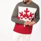 Kariban - Pullover motif flocon - Cherry Red - XS