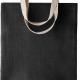 Kimood - Sac en toile de jute teint 100% naturel - Black - One Size