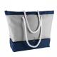 Kimood - Sac de plage isotherme - Light Grey / Navy - One Size