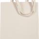 Kimood - Sac shopping en coton canvas - Black - One Size