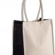 Kimood - Sac cabas en coton / jute - 17 L - Natural / Black - One Size