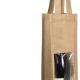 Kimood - Sac porte-bouteille en jute - Black / Silver - One Size