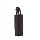 Kimood - Sac porte-bouteille en coton canvas - Black - One Size