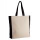 Kimood - Sac cabas bicolore - Natural / Black - One Size