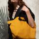 Kimood - Sac à main avec anses en cuir - Cumin Yellow - One Size