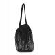 Kimood - Sac filet à provision en coton - Black - One Size