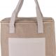 Kimood - Sac isotherme en jute - modèle moyen - Natural - One Size