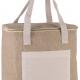 Kimood - Sac isotherme en jute - modèle moyen - Natural - One Size