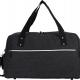 Kimood - Sac de voyage en coton canvas - Washed Black - One Size