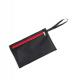 Kimood - Pochette range-masques à double compartiment - Black / Red / Cool Grey - One Size