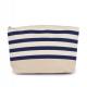 Kimood - Pochette accessoires imprimé marin - Natural / Navy - One Size